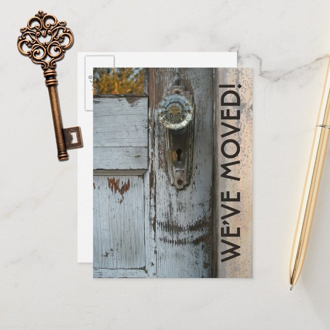 Postale Faire-part Nouvelle adresse "Nous avons déménagé" Carte posta (Créateur téléchargé)