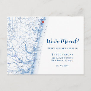 Postale Faire-part Nouvelle maison Asbury Park New Jersey Carte Movin
