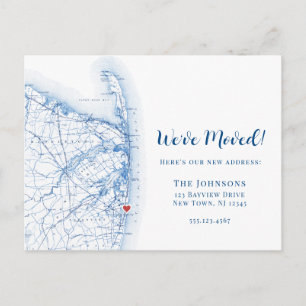 Postale Faire-part Nouvelle Maison Long Branch New Jersey Carte Démén