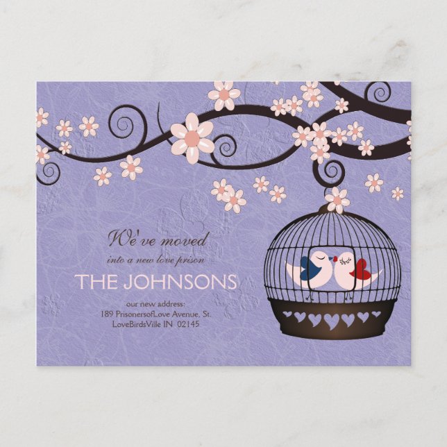 Postale Faire-part Prisonniers de l'amour pour toujours - Carte posta (Devant)