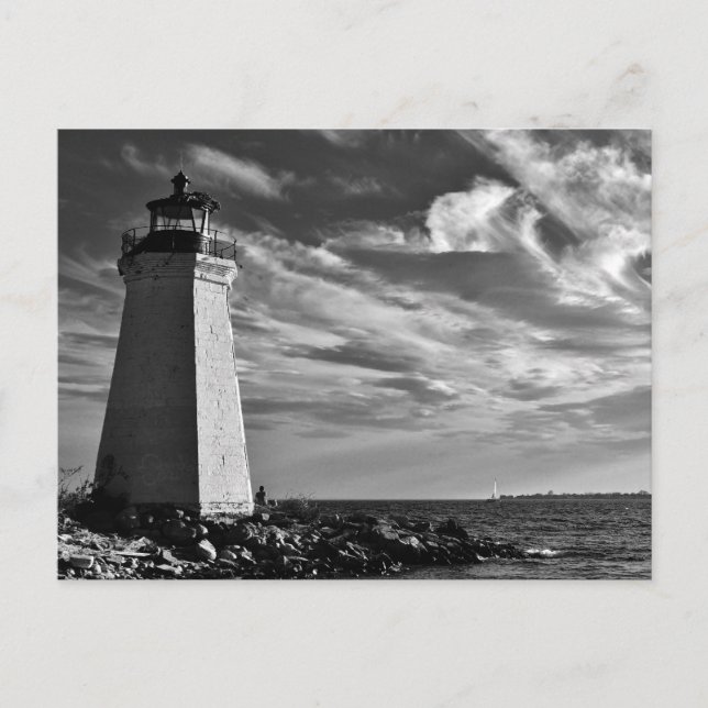 Postale Fayerweather Lighthouse - Bridgeport, carte postal (Devant)