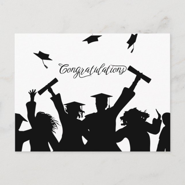 Postale Félicitations Carte de Félicitations pour un Diplô (Devant)