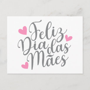 Postale Feliz Dia Das Mães Joyeuse Fête des Mères   Carte 
