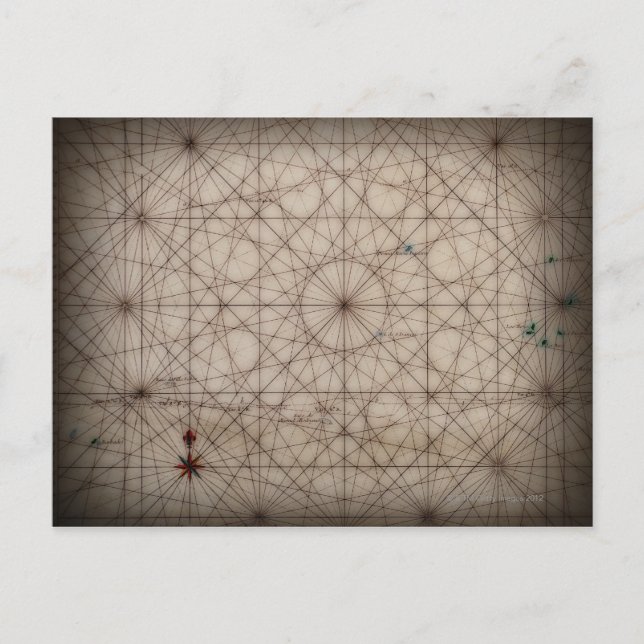 Postale Fermer la carte antique (Devant)