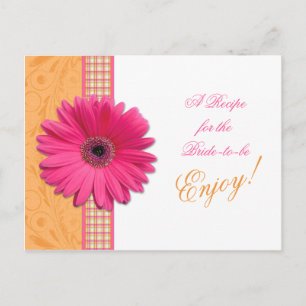 Postale Fête des mariées de la carte de recette Rose Daisy