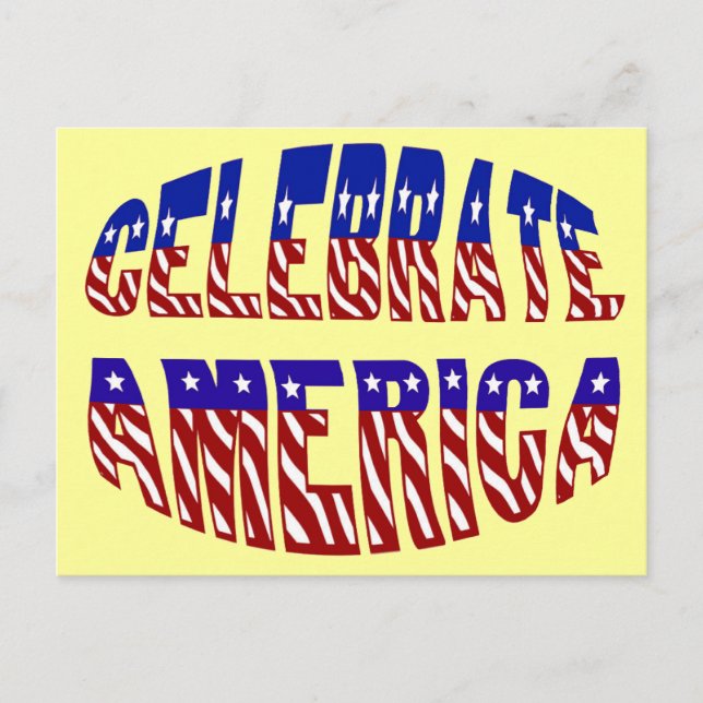 Postale Fêter l'Amérique Police Indicateur N° 1 Carte post (Devant)