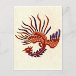POSTALE FIRE DRAGON POST CARTE