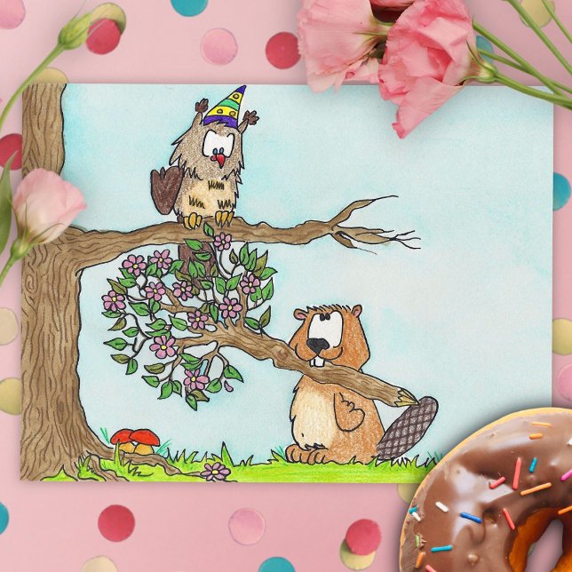 Postale FLEURS POUR CARTE DE BON ANNIVERSAIRE par Nicole J (Créateur téléchargé)