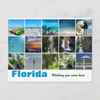 Floride Je vous souhaite d'être ici photo de carte