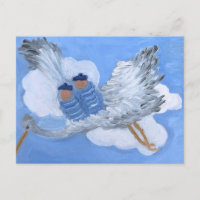 Flying Twin Boy Baby : Susan Payne-Trutna Carte Po