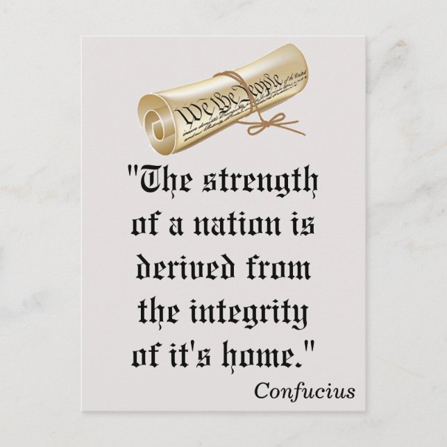 Postale Force d'une nation, Démocrates VOTEZ ! Carte posta (Devant)