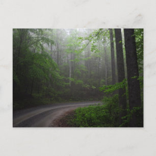 Postale Forêt nationale de Pisgah, Caroline du Nord carte 
