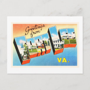 Postale Fort Lee Virginia VA Vieux Vintage voyage Carte po