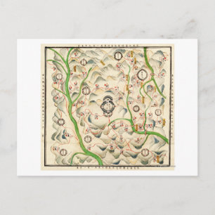 Postale Forteresses en Xin Xi Ying, Yunnan Carte de la Pro