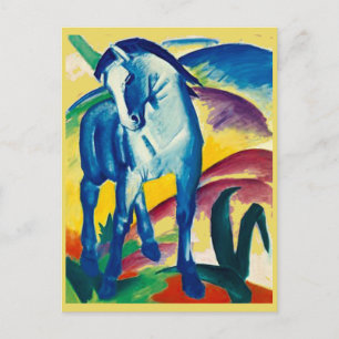 Postale Franz Marc, Le Cheval Bleu, Carte Art Post