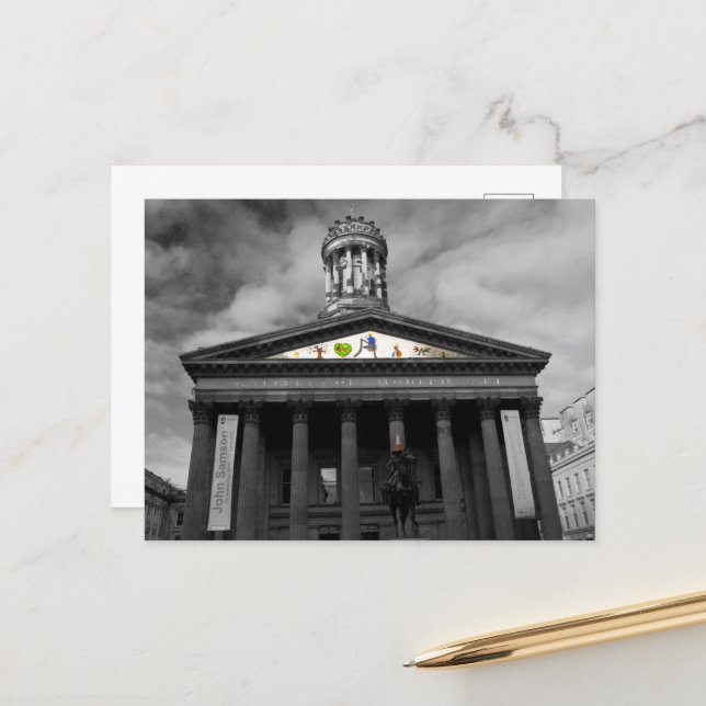 Postale Galerie d'Art Moderne, Glasgow, Écosse Carte posta (Devant/Arrière en situation)