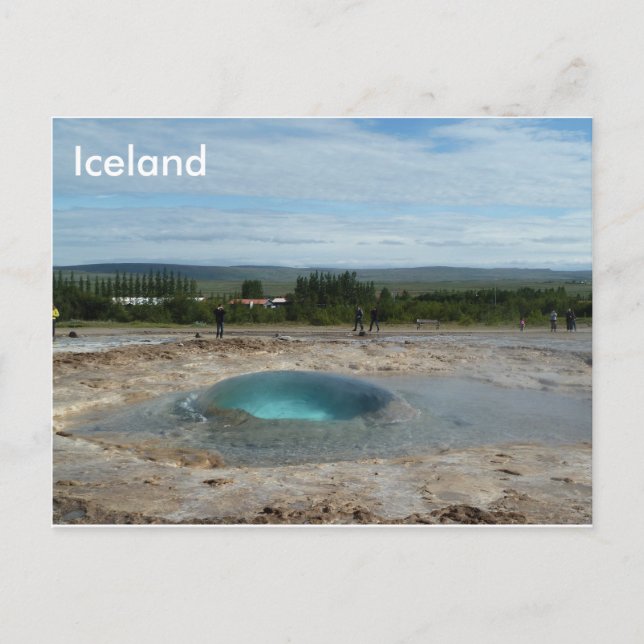 Postale Geyser sur le point d'éclater ! carte de voeux (Devant)