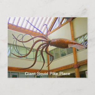 Postale Giant Squid Pike Place Market Seattle, WA Carte po