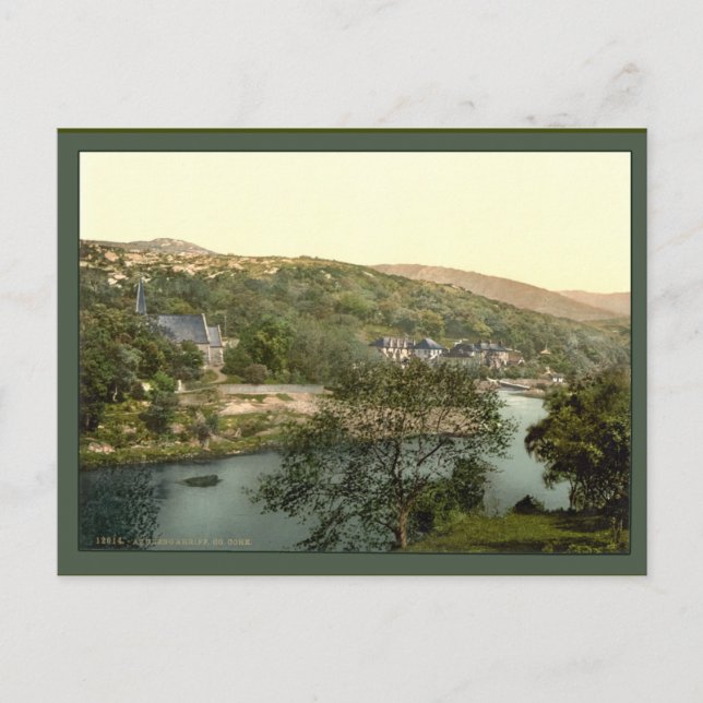 Postale Glengariff. Carte du comté de Cork, Irlande (Devant)