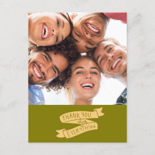 Postale Golf Créez votre propre carte de remerciements