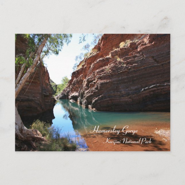 Postale Gorge Hamersley, Parc national Karijini - Carte po (Devant)