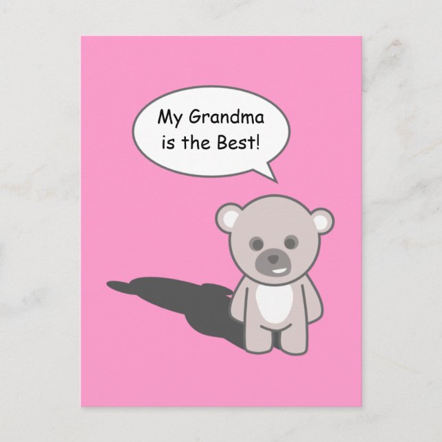 Postale Grandma carte postale1 (Devant)