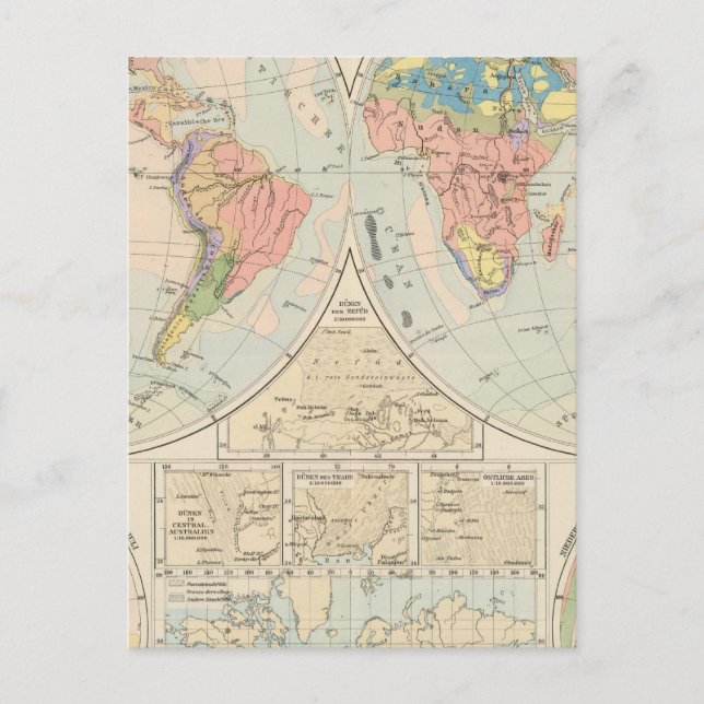Postale Grund u Boden - Carte de l'Atlas du Sol (Devant)