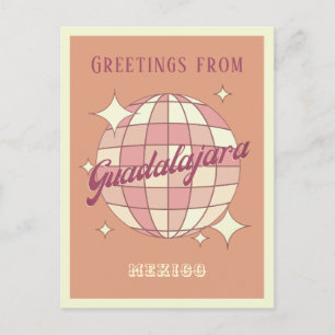 Postale Guadalajara Mexique Retro Parti Vintage Carte post