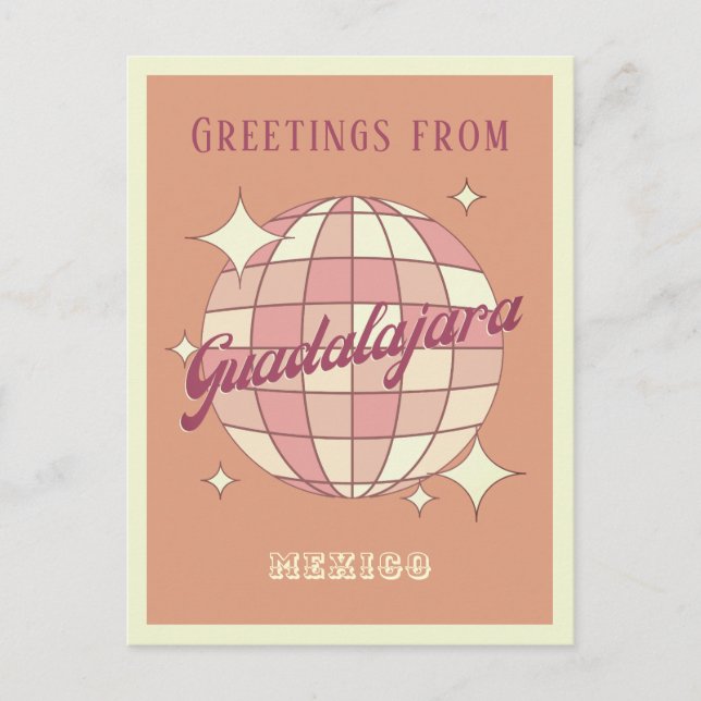 Postale Guadalajara Mexique Retro Parti Vintage Carte post (Devant)