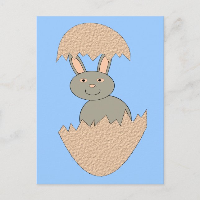 Postale Hachage de lapin à partir d'oeuf Weird carte posta (Devant)