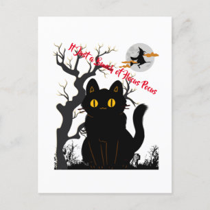 Postale Halloween juste un tas de carte de hocus pocus