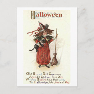 Postale Halloween, Soyez Enfants pour un Jour, Carte Posta