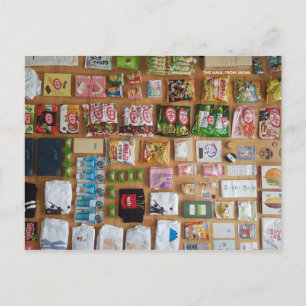 Postale Haul de chocolat, bonbons, souvenirs Japon Carte p