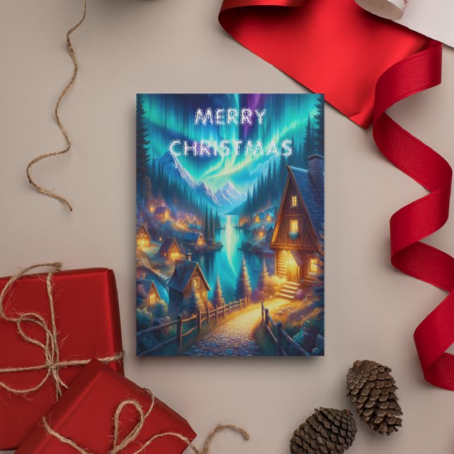 Postale Havre de Solitudes : Une carte de Noël de retraite (Créateur téléchargé)