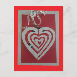 Postale Heart Labyrinth mosaïque do-it-yourself carte post