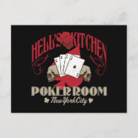 Hells Kitchen Poker Room, New York City Carte post