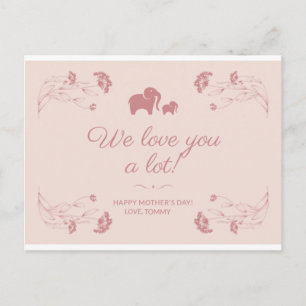 POSTALE HEUREUX MAGNET DE LA CARTE DE JOUR DE MÈRE