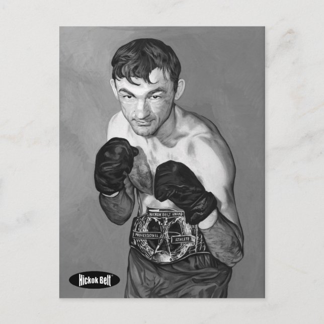 Postale Hickok Belt Award du prix Carmen Basilio Carte pos (Devant)