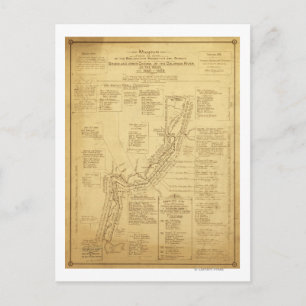 Postale Histoire de l'exploration du Grand Canyon Carte