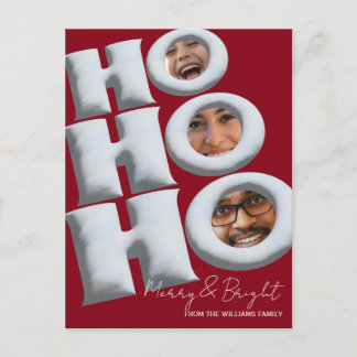 Postale HOHOHO! Créez votre propre carte de vacances !
