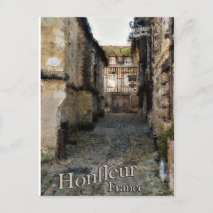Postale Honfleur peinture, carte française