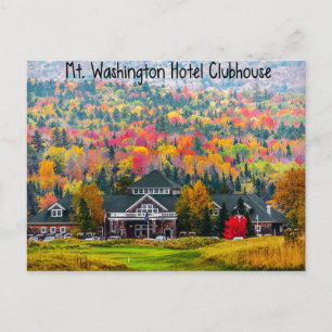 Postale Hôtel Mt Washington Clubhouse en automne Carte pos