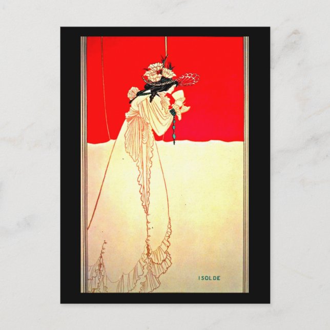 Postale Illustration Vintage carte postale-Aubrey Beardsle (Devant)