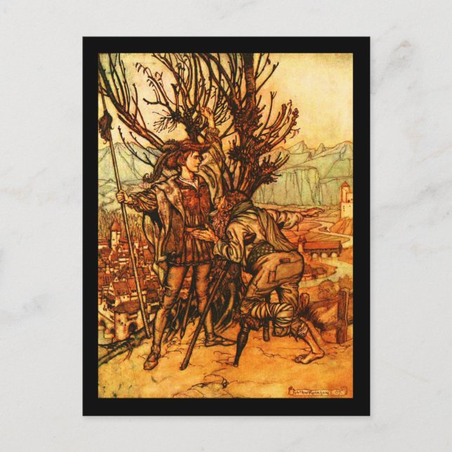 Postale Illustration Vintage carte postale-Rackham 16 (Devant)