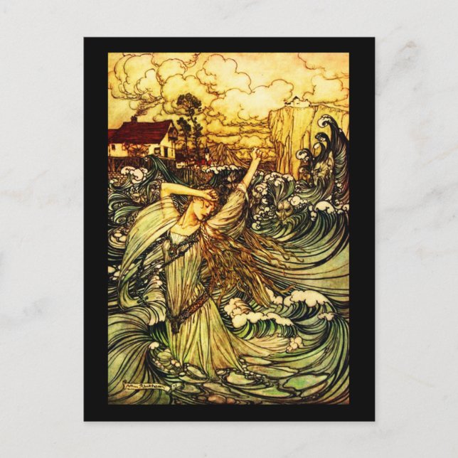 Postale Illustration Vintage carte postale-Rackham 25 (Devant)