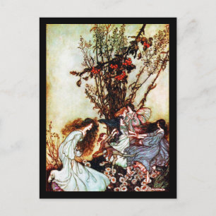 Postale Illustration Vintage carte postale-Rackham 3