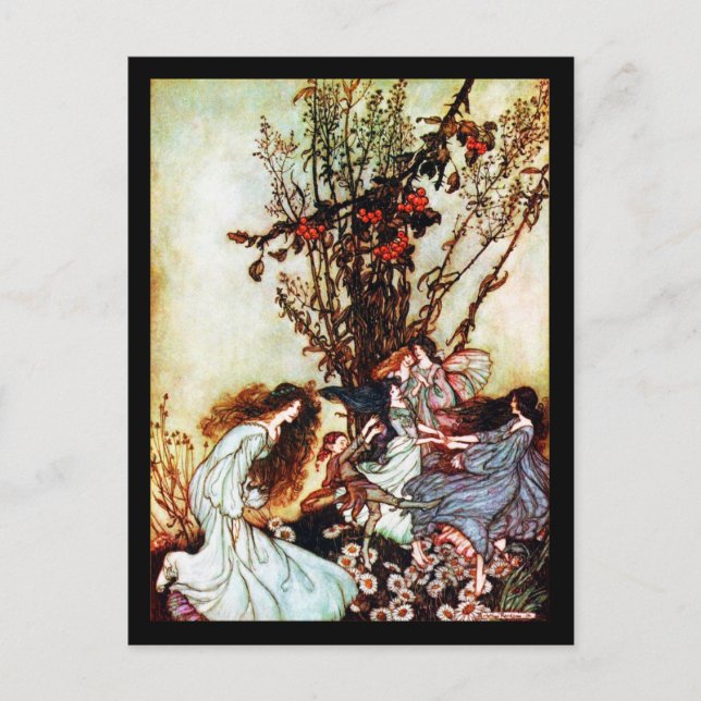 Postale Illustration Vintage carte postale-Rackham 3 (Devant)