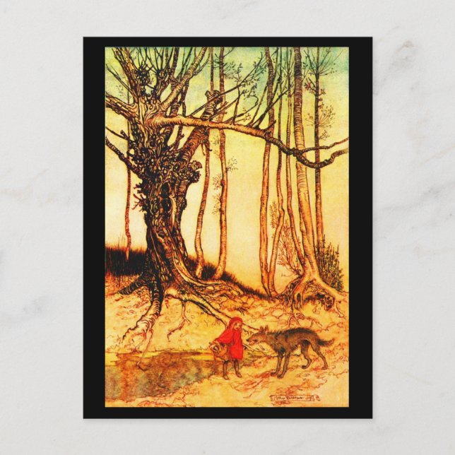 Postale Illustration Vintage carte postale-Rackham 37 (Devant)