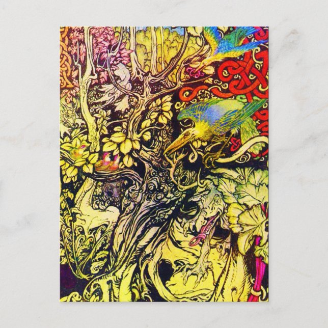 Postale Illustration Vintage carte postale-Rackham 40 (Devant)