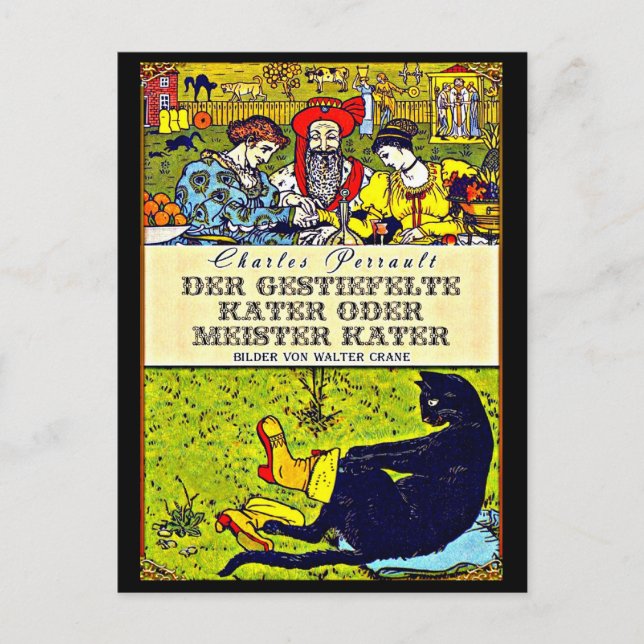 Postale Illustration Vintage carte postale-Walter Crane 1 (Devant)